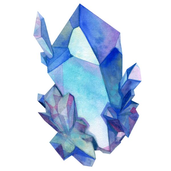 crystal cluster blue Thumbnail