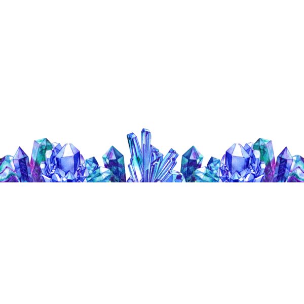 Watercolor Crystal Border Thumbnail